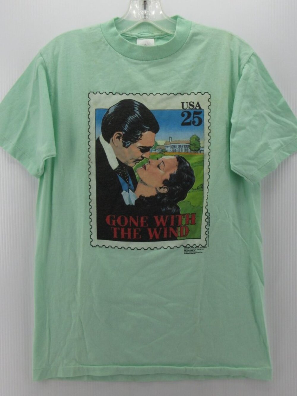 VINTAGE Gone with the Wind Shirt Large 90s Movie Promo Miller USA *